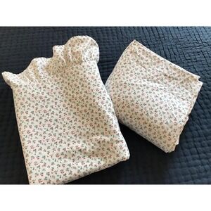 Vtg Ralph Lauren Queen Sheets Flat + Fitted Cottage Petite Floral Ditsy RARE USA